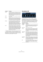 Page 3838
Les plug-ins d’effet fournis
ÖCubase uniquement : Notez que les options de la sec-
tion Surround à droite du panneau RoomWorks ne sont 
disponibles que lorsque le plug-in est utilisé comme effet 
d’insert dans une piste réglée en Surround.
RoomWorks SE
RoomWorks SE est une version “allégée” du plug-in 
RoomWorks. Ce plug-in fournit une réverbération de 
grande qualité, mais dispose d’un peu moins de paramè-
tres et s’avère moins gourmand en puissance de calcul 
que la version complète. RoomWorks SE...