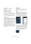 Page 1717
Connessioni VST: Configurazione bus ingresso e uscita Definire il bus d’uscita di default nella finestra Connessioni VST.
Quando nel Mixer si creano nuovi canali Audio, Gruppo o 
FX, essi sono assegnati automaticamente al bus di default.
Altre operazioni sui bus
Per cambiare l’assegnazione porta ad un bus, si procede 
come quando lo si aggiunge – assicurarsi che i canali siano 
visibili (cliccando sul pulsante “+” accanto al bus o sul pul-
sante “+ Tutto” in cima alla finestra) e cliccare nella...