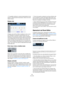 Page 369369
Editor MIDI
E’ possibile riordinare le colonne trascinandone le inte-
stazioni e ridimensionarle trascinando i divisori tra le inte-
stazioni stesse.
Display note
Il Display note del Drum Editor visualizza le note con sim-
boli romboidali. La posizione verticale delle note corri-
sponde al drum sound list a sinistra, mentre la posizione 
orizzontale corrisponde alla posizione della nota nel tempo, 
come nell’Editor Key. Si noti, tuttavia, che il simbolo del 
rombo non indica la durata delle note. Ciò...