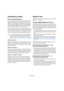 Page 435435
Sincronizzazione
Presentazione capitolo
Cosa è la sincronizzazione?
La sincronizzazione esiste quando in due dispositivi le po-
sizioni di tempo (lineare o musicale) coincidono. Si può 
stabilire una sincronizzazione tra Cubase ed una serie di 
dispositivi esterni (registratori a nastro e videoregistratori), 
ma anche dispositivi MIDI che “riproducono” suoni (altri 
sequencer, batterie elettroniche, workstation, ecc.).
Quando si configura un sistema di sincronizzazione, si deve 
decidere quale è...