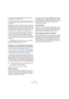 Page 495495
Arbeiten mit Dateien
3.Wählen Sie im Dateityp-Einblendmenü die Option 
»REX-Datei« oder »REX-2-Datei«.
4.Wählen Sie die Datei aus und klicken Sie auf »Öffnen«.
Die Datei wird importiert und automatisch an das aktuelle Tempo in Cu-
base angepasst.
REX-Dateien beinhalten im Gegensatz zu den üblichen Au-
diodateien mehrere Events: ein Event je »Slice« in der Loop. 
Die Events werden automatisch in einen Audio-Part auf der 
ausgewählten Spur eingefügt und so positioniert, dass das 
ursprüngliche interne...