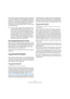 Page 528528
Die Funktionsweise des Noten-Editors
(und auch beim späteren Ausdruck) werden alle Achtelno-
ten in der Darstellung auf die nächstliegenden Viertelnoten 
quantisiert – wodurch das hier dargestellte Notenbild ent-
steht. Dennoch klingt diese Passage bei der Wiedergabe 
genauso wie vorher. Die Anzeigequantisierung hat nur 
Auswirkungen auf die Darstellung. Hierzu noch eine letzte 
wichtige Anmerkung:
Die Anzeigequantisierung für Pausen
Bisher wurde die Anzeigequantisierung für Noten verwen-
det. Sie...