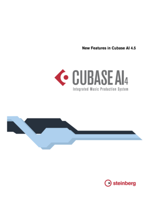 Page 1New Features in Cubase AI 4.5 