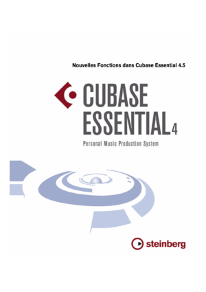 Page 1Nouvelles Fonctions dans Cubase Essential 4.5 