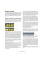 Page 6868
Fades, Crossfades und Hüllkurven
Erstellen von Fades
In Cubase Essential gibt es zwei Möglichkeiten, Fade-Ins 
und Fade-Outs in Audio-Events zu erstellen (d. h. Audioma-
terial ein- bzw. auszublenden): mit den blauen Dreiecken 
(siehe unten) und mit dem Effekte-Untermenü (siehe »Er-
stellen von Fades mit dem Effekte-Untermenü« auf Seite 
70).
Erstellen von Fades mit den blauen Dreiecken
Wenn Sie ein Audio-Event auswählen, werden in der obe-
ren linken und rechten Ecke blaue Dreiecke angezeigt. Sie...