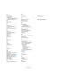 Page 5151
Stichwortverzeichnis
A
AmpSimulator 7
Arpeggiator
Arpache 5 (MIDI-Effekt) 30
AutoPan (MIDI-Effekt) 31
B
Bitcrusher 22
C
Chopper 22
Chorder (MIDI-Effekt) 32
Chorus 16
Compress (MIDI-Effekt) 34
D
DaTube 8
Density (MIDI-Effekt) 34
Distortion 8
Dither 16
DualFilter 13
Dynamics 9
F
Flanger 17
G
Gate 9
Grungelizer 24
GS-Bedienfeld 40
L
Limiter 10
M
Metalizer 17
Micro Tuner (MIDI-Effekt) 34
MIDI Gate 10
MIDIControl (MIDI-Effekt) 35
MIDIEcho (MIDI-Effekt) 35
MIDI-Step-Sequenzer 38
MonoDelay 6
MonoToStereo 25...