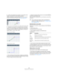 Page 268268
Working with the Tempo track
3.Click at the desired time position in the tempo curve 
display, and keep the mouse button pressed.
If Snap is activated on the toolbar, this determines at which time posi-
tions you can insert tempo curve points, see “Snap” on page 270.
When you click, the tempo display in the toolbar shows the tempo value.
4.Drag the curve point to the desired tempo value (indi-
cated in the tempo display), and release the mouse button.
The tempo curve point is inserted. The result...