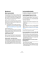 Page 279279
Synchronization
Background
What is synchronization?
Synchronization is said to exist when you make two pieces 
of equipment agree on time or tempo and position info. 
You can establish synchronization between Cubase Es-
sential and a number of other types of devices, including 
tape recorders and video decks, but also MIDI devices 
that “play back”, such as other sequencers, drum ma-
chines, “workstation sequencers” etc.
When you set up a synchronization system, you must de-
cide which unit is the...
