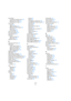 Page 333333
Index
Drum Editor
Creating and editing notes 243
Muting drum sounds 244
Selecting drum maps 247
Drum maps
About 245
Making settings 245
MIDI channel and output 247
Selecting 247
Setup dialog 247
Drum name lists 248
Drum Sound Solo 244
Drumstick tool 243
Duplicate
Events and parts 30
MIDI notes 233
Duplicate tracks 26
E
Edit Active Part Only 225
Edit button
Audio channel strips 94
Audio track Inspector 18
MIDI channel strips 99
MIDI track Inspector 207
Editing via MIDI 235
Edits folder 142
Effect...