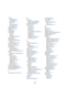 Page 334334
Index
Info line
Customizing 314
Drum Editor 242
Key Editor 227
Pool 173
Project window 20
Score Editor 253
Inhibit Restart 286
Initialize Channel 98
I-Note 246
Input (MIDI) 54
Input busses
About 10
Adding 11
Routing to channels 12
Input levels 51
Inputs (Audio) 10
Insert effect combinations
Saving 115
Insert effects (Audio) 105
Insert into Project 176
Insert pop-up menu 250
Insert Silence
Project window 38
Sample Editor 157
Insert Velocity (MIDI Editors) 232
Inserts
Bypassing vs. deactivating 106...