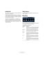 Page 66
The included effect plug-ins
Introduction
This chapter contains descriptions of the included plug-in 
effects and their parameters.
In Cubase Essential, the plug-in effects are arranged in a 
number of different categories. This chapter is arranged in 
the same fashion, with the plug-ins listed in separate sec-
tions for each effect category.
ÖMost of the included effects are compatible with 
VST3, this is indicated by an icon in front of the name of 
the plug-in as displayed in plug-in selection menus...