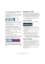 Page 114114
Lehrgang 3: Aufnehmen und Bearbeiten von MIDI
4.Unter dem Einblendmenü für den MIDI-Eingang finden 
Sie auch das Einblendmenü für das Ausgangs-Routing. 
Wählen Sie hier »HALionOne« aus.
5.Schalten Sie die Schalter »Aufnahme aktivieren« und 
»Monitor« der Spur ein und spielen Sie einige Noten auf 
Ihrem MIDI-Keyboard.
Sie können hören und sehen, dass MIDI-Signale eingehen.
Eingehende Signale können nur auf in Aufnahmebereitschaft versetzten 
Spuren aufgezeichnet werden. Sie können mehrere Spuren...