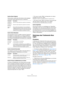 Page 157157
Traitements et fonctions audio
Section Durée Originale
Cette section contient des informations et des réglages 
concernant l’audio sélectionné pour le traitement :
Section Durée Résultante
Ces paramètres servent à modifier la durée de l’audio afin 
de s’adapter à un espace libre ou un tempo spécifiques. 
Les valeurs seront automatiquement modifiées si vous ajus-
tez le Facteur de Modification de la Durée (voir ci-dessous).
Section Intervalle (Secondes)
Ces réglages permettent de définir l’intervalle...