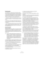 Page 311311
Synchronisation
Branchements
Nous supposons ci-après que vous reliez deux ordina-
teurs. Si vous en avez plus de deux, il vaut mieux commen-
cer par en relier deux puis ajouter les autres au système – 
ce qui facilite les dépannages si vous rencontrez des pro-
blèmes. Pour deux ordinateurs, deux câbles numériques 
audio sont nécessaires, un dans chaque direction :
1.Branchez un câble audionumérique reliant la sortie nu-
mérique de l’ordinateur 1 à l’entrée numérique de l’ordina-
teur 2.
2.Branchez un...