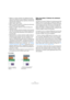 Page 8484
Les pistes Répertoire
 Déplacer un conteneur répertoire. Ceci déplacera les événe-
ments et les conteneurs qui sont à l’intérieur (ce qui peut éven-
tuellement créer d’autres conteneurs répertoire, en fonction des 
chevauchements résultants).
 Utiliser couper, copier et coller.
 Effacer un conteneur répertoire. Ceci effacera les événements 
et les conteneurs qui sont à l’intérieur.
 Scinder un conteneur répertoire à l’aide des Ciseaux (voir 
l’exemple qui suit).
 Coller des conteneurs répertoire...