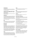 Page 44
Menu Reference
Introduction
This manual lists all main menu items in Cubase LE for 
quick reference. For any further information, please refer 
to the Operation Manual.
Cubase LE menu (Mac OS X only)
About Cubase LE
This opens a window with information about the Cubase 
LE version number etc.
Preferences…
The Preferences dialog contains various settings and op-
tions. The dialog has several pages that you access by se-
lecting items in the Finder-like list on the left. To make 
settings without closing...