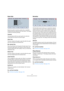 Page 104104
Audio processing and functions
Noise Gate
Scans the audio for sections weaker than a specified 
threshold level and replaces them with silence. The dialog 
contains the following settings:
Threshold
The level below which you want audio to be silenced. 
Levels below this value will close the gate.
Attack Time
The time it takes for the gate to open fully after the audio 
level has exceeded the threshold level.
Min. Opening Time
This is the shortest time the gate will remain open. If you 
find that the...