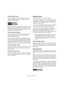 Page 158158
MIDI processing and quantizing
The Non Quantize setting
This is an additional setting that affects the result of the 
quantizing. It allows you to set a “distance” in ticks 
(120ths of sixteenth notes).
Events that already are within the specified distance from 
the quantize grid will not be quantized. This allows you to 
keep slight variations when you quantize, but still correct 
notes that are too far from the grid.
The Random Quantize setting
This is an additional setting that affects the result...