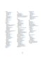 Page 265265
Index
Toolbar
Audio Part Editor 114
Drum Editor 182
Key Editor 168
List Editor 189
Pool 131
Project window 19
Sample Editor 107
Score Editor 193
Toolbars
Customizing 244
Track list
About 16
Track types 15
Tracks
Adding 25
Audio channel configuration 47
Changing height of 22
Color 25
Disabling/Enabling 42
Removing 25
Renaming 25
Selecting 25
Transfer projects and settings 248
Transparent events 24
Transport menu
Functions 40
Playback options 43
Transport panel
Customizing 244
Display format 41
Hiding...
