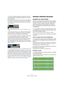 Page 127127
L’Éditeur de Conteneurs Audio
Le bouton “Éditer uniquement le conteneur actif”, per-
met de restreindre les opérations d’édition au conteneur 
actif uniquement.
Si par exemple vous sélectionnez “Tous” dans le sous-menu Sélection 
du menu Édition alors que cette option est activée, tous les événements 
du conteneur actif seront sélectionnés, mais pas les événements des 
autres conteneurs.
L’option “Éditer uniquement le conteneur actif” activée dans la barre 
d’outils.
Vous pouvez zoomer sur un...