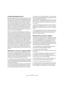 Page 167167
Paramètres temps réel et effets MIDI
À propos des banques de sons
Selon l’appareil sélectionné, vous remarquerez que la liste 
des sons se divise en deux banques principales ou davan-
tage. Elles peuvent porter le nom de Patches, Performan-
ces, Drums etc. Pourquoi prévoir plusieurs banques de 
sons ? Parce que selon les “types” de sons, la gestion 
des instruments est différente. Par exemple, alors que les 
“patches” sont typiquement des programmes “normaux” 
qu’on joue un à la fois, les...