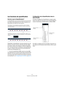 Page 172172
Traitement et quantification MIDI
Les fonctions de quantification
Qu’est-ce que la Quantification?
La Quantification sous sa forme primaire est une fonction 
qui replace automatiquement les notes enregistrées sur 
des position de valeurs de note exactes :
Cependant, la Quantification n’est pas seulement une mé-
thode de correction d’erreurs, elle peut aussi être utilisée 
de manière créative. Par exemple, la “Grille de Quantifica-
tion” n’est pas forcément constituée de notes parfaitement 
en place,...