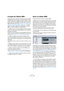 Page 183183
Les éditeurs MIDI
À propos de l’édition MIDI
Dans Cubase LE, il existe de nombreuses façons d’éditer 
du MIDI. Vous pouvez utiliser les outils et fonctions de la 
fenêtre Projet pour une édition à grande échelle, ou utiliser 
les fonctions du menu MIDI pour traiter des conteneurs 
MIDI de diverses façons (voir “Quels sont les événements 
affectés par les fonctions MIDI ?” à la page 171). Pour 
opérer une édition graphique immédiate de conteneurs 
MIDI, vous pouvez utiliser les éditeurs MIDI :...