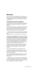 Page 88
À propos de ce manuel
Bienvenue !
Voici le manuel Fonctions Détaillées pour Cubase LE 4 de 
Steinberg. Vous y trouverez des informations détaillées 
sur pratiquement toutes les caractéristiques et fonctions 
du programme. 
À propos des versions du programme
La documentation concerne deux systèmes d’exploitation 
différents ou “plates-formes” différentes ; Windows et 
Mac OS X. 
Certaines caractéristiques ou des réglages décrites dans 
cette documentation sont spécifiques à une des plates-
formes,...