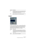 Page 41CUBASE SE
Die mitgelieferten Effekt-PlugIns 1 – 41
Chopper
Chopper ist ein kombinierter Tremolo- und Autopan-Effekt. Mit Hilfe 
von unterschiedlichen Wellenformen kann der Pegel verändert (Tre-
molo) oder die linke/rechte Stereoposition (Pan) eingestellt werden. 
Verwenden Sie dafür das Einblendmenü »Tempo Sync« oder den 
Speed-Drehregler. Folgende Parameter sind verfügbar: 
Mix Hier stellen Sie das Pegelverhältnis zwischen dem Originalsignal (Dry) und 
dem Effektsignal (Wet) ein. Ziehen Sie den Regler...