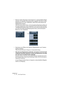 Page 76CUBASE SE
5 – 76 Das Projekt-Fenster
•Bei den meisten Spurarten ist der Inspector in unterschiedliche Regis-
terkarten mit separaten Steuerelementen aufgeteilt. Sie können diese 
Registerkarten ein- bzw. ausblenden, indem Sie auf den Namen der 
Registerkarten klicken.
Wenn Sie auf einen Namen klicken, wird die dazugehörige Registerkarte geöffnet und 
die anderen Registerkarten werden ausgeblendet. Wenn Sie beim Klicken die [Strg]-
Taste/[Befehlstaste] gedrückt halten, können Sie mehrere Bereiche...