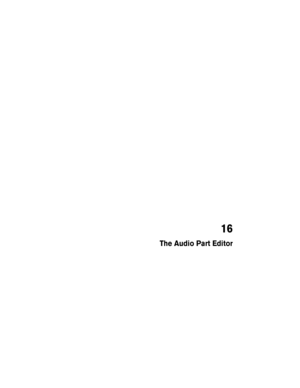 Page 29316
The Audio Part Editor 