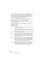 Page 20 
CUBASE SE
1 – 20 Les Plug-ins d’effets inclus 
Le point suivant varie selon que les données audio utilisées sont “en 
direct” ou enregistrées et selon que les données MIDI utilisées sont 
elles aussi “en direct” ou enregistrées. Nous supposerons, pour la 
suite, que vous utilisez des données audio déjà enregistrées et que 
les données MIDI sont générées en temps réel.
Vérifiez que la piste MIDI est sélectionnée, puis lancez la lecture. 
5. 
Jouez à présent quelques notes sur votre clavier MIDI. 
Comme...
