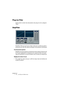 Page 22 
CUBASE SE
1 – 22 Les Plug-ins d’effets inclus 
Plug-ins Filter
 
Cette section contient des descriptions des plug-ins de la catégorie 
“Filter”. 
StepFilter
 
StepFilter (“filtre par pas”) est un filtre multimode contrôlé par pattern, 
qui permet de créer des effets de filtrage et de pulsations rythmiques. 
Fonctionnement général
 
StepFilter permet de générer simultanément deux patterns (séquences) 
de 16 pas s’appliquant à la fréquence de coupure du filtre et au para-
mètre de résonance, en...