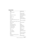 Page 201CUBASE SE
Raccourcis et commandes clavier 16 – 201
Catégorie Édition
Option Commande clavier
Défilement Automatique [F]
Copier [Ctrl]/[Commande]+[C]
Couper [Ctrl]/[Commande]+[X]
Copier et Supprimer l’Intervalle [Ctrl]/[Commande]+[Maj]+[X]
Supprimer [Suppr] ou [Arrière]
Supprimer l’Intervalle [Maj]+[Arrière]
Dupliquer [Ctrl]/[Commande]+[D]
Insérer un Silence [Ctrl]/[Commande]+[Maj]+[E]
Du bord Gauche de la Sélection jusqu’au curseur [E]
Verrouiller [Ctrl]/[Commande]+[Maj]+[L]
Déplacer Curseur d’Insertion...