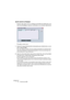 Page 16 
CUBASE SE
1 – 16 Périphériques MIDI 
Ajouter plusieurs préréglages
 
Choisir cette option ouvre un dialogue permettant de déterminer une 
série de préréglages à ajouter à la banque ou au dossier sélectionné.
Procédez comme ceci : 
1. 
Ajoutez les types d’événements nécessaires pour sélectionner un son 
dans l’appareil MIDI. 
Pour cela, il suffit de procéder comme pour éditer les paramètres d’un événement isolé : 
cliquer dans l’affichage de l’événement fait apparaître un menu local, dans lequel vous...