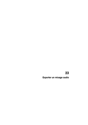 Page 51323
Exporter un mixage audio 