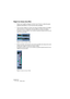 Page 212CUBASE SE
10 – 212 Effets audio
Régler les niveaux des effets
Après avoir réglé les départs comme nous l’avons vu dans les para-
graphes précédents, ce qui suit sera alors possible : 
•Vous pourrez utiliser le curseur de niveau du départ dans la Configu-
ration de Voie ou l’Inspecteur afin de définir le niveau du départ.
En ajustant le niveau du départ, vous contrôlez la quantité de signal envoyé de la voie 
audio vers la voie d’effet.
Régler le niveau du départ d’effet
•Sur la console, vous pouvez vous...