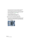 Page 238CUBASE SE
12 – 238 Automatisation
Pour les Instruments VST, les pistes d’automatisation apparaissent 
automatiquement lorsque vous ajoutez des Instruments VST.
Pour les voies ReWire et les bus de sortie, les 
pistes d’automatisation 
sont créées automatiquement lorsque vous activez le bouton Write 
(écriture d’automatisation, voir page 244) dans :
• La voie correspondante de la console.
• La fenêtre des Configurations de Voie correspondante.
• Le panneau commun de la console (“Write All”).
• La zone...