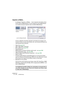 Page 360CUBASE SE
18 – 360 La Bibliothèque
Importer un Media…
Le dialogue “Importer un Media…” sert à importer des fichiers direc-
tement dans la Bibliothèque. Il s’ouvre depuis le menu Bibliothèque 
ou à l’aide du bouton Importer dans la fenêtre Bibliothèque.
C’est un sélecteur de fichier standard, permettant de naviguer vers 
d’autres fichiers, écouter des fichiers, etc. Les formats de fichiers sui-
vants peuvent être importés  :
• Wave (voir page 519)
• AIFF et AIFC (AIFF compressé)
• REX ou REX 2 (voir page...