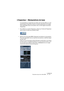 Page 371CUBASE SE
Paramètres temps réel et effets MIDI 19 – 371
L’Inspecteur – Manipulations de base
Les paramètres se rapportant aux pistes ainsi que les effets se confi-
gurent depuis l’Inspecteur (même si certains paramètres sont égale-
ment disponibles dans la Console). Voici un bref rappel concernant 
l’Inspecteur :
•Pour afficher ou cacher l’Inspecteur, cliquez sur l’icône de l’Inspecteur 
dans la barre d’outils de la fenêtre Projet.
•Dans le cas d’une piste MIDI, l’Inspecteur est divisé en cinq sections....