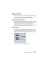 Page 405CUBASE SE
Traitement et quantification MIDI 20 – 405
Effacer les Contrôleurs
Supprime tous les contrôleurs MIDI des conteneurs MIDI sélectionnés.
Cette fonction affecte toujours les conteneurs MIDI entiers.
Effacer les Contrôleurs Continus
Cette fonction supprime tous les événements de contrôleurs “continus” 
MIDI 
des conteneurs MIDI sélectionnés. Donc, les événements “on/off” 
tels que les événements de pédale ne seront pas supprimés.
Cette fonction affecte toujours les conteneurs MIDI entiers.
Effacer...