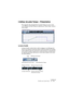 Page 499CUBASE SE
Travailler avec la piste Tempo 22 – 499
L’éditeur de piste Tempo – Présentation
Pour apporter des changements à la piste Tempo en cours, il faut 
ouvrir l’Éditeur de Piste Tempo en sélectionner “Piste Tempo” dans le 
menu Projet.
La barre d’outils
La barre d’outils contient divers outils et réglages. Les affichages de 
tempo et de signature rythmique situés à droite permettent de visualiser 
et de modifier la valeur du point de la courbe de tempo ou d’événement 
de signature rythmique...