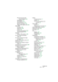 Page 623CUBASE SE
Index 623
Pour les bus de sortie
(Inserts Master)
 204
Préréglages
 214
Sauvegarder
 216
Sends (Départs)
 209
Synchro au Tempo
 199
Utiliser VST System Link
 550
Effets MIDI
À propos
 380
Désactiver
 386
Inserts
 381
Presets (Préréglages)
 384
Sends (Départs)
 383
Éléments
Éditeur d’Échantillons
 295
En cas d’import de fichiers 
audio
 97
En cas de traitement de clips
partagés
 273
En ligne (VST System Link)
 543
Enharmonie
 491
Enregistrement (Mode Linéaire)
Audio
 47
Enregistrement...