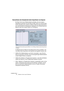 Page 32CUBASE SX/SL
 32 Arbeiten mit den neuen Funktionen
Konvertieren der Samplerate beim Importieren von Spuren
Ein Spur-Archiv kann Mediendateien enthalten, die eine andere 
Samplerate aufweisen als das aktive Projekt. Wenn ein solches Spur-
Archiv importiert wird, werden im Dialog »Optionen beim Importieren« 
die unterschiedlichen Samplerates angezeigt und im Medienoptionen-
Bereich steht eine weitere Option zur Verfügung:
»Samplerate-Konvertierung durchführen« ist im Dialog »Optionen beim Importieren«...