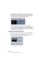 Page 44CUBASE SX/SL
 44 Arbeiten mit den neuen Funktionen
Verzögerungswert für den Verzögerungsausgleich berechnet wird. Wenn Sie 
ein MIDI-Gerät für den Effekt definiert haben, wird das entsprechende Gerät-
Fenster geöffnet. Wenn Studio Manager 2 installiert und ein entsprechender 
OPT-Editor vorhanden ist, wird dieser OPT-Editor angezeigt.
Das standardmäßig angezeigte Parameterfenster für einen externen Effekt
Wie jeden anderen Effekt können Sie den externen Effekt-Bus als In-
sert- oder als Send-Effekt...