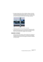 Page 79CUBASE SX/SL
Grundlegende Bearbeitungsverfahren 6 – 79
•Bei einigen Werten können Sie einen Regler einblenden, indem Sie 
die [Alt]-Taste/[Wahltaste] gedrückt halten und auf den Wert klicken.
Auf diese Weise können Sie mit gedrückter Maustaste ziehen, um den Wert zu verän-
dern. Wenn Sie die Maustaste wieder loslassen, wird der Regler ausgeblendet.
Anpassen des Lautstärke-Werts für ein Event in der Infozeile.
•Viele Werte können auch mit einer Tastenradmaus bearbeitet werden: 
Bewegen Sie den Mauszeiger...