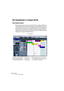 Page 94CUBASE SX/SL
7 – 94 Erste Schritte
Die Hauptfenster in Cubase SX/SL
Das Projekt-Fenster
Das Projekt-Fenster ist das wichtigste Fenster in Cubase SX/SL. Im 
Projekt-Fenster erhalten Sie einen grafischen Überblick über das Pro-
jekt und Sie können sich hier im Projekt bewegen und grundlegende 
Einstellungen vornehmen. Das Projekt-Fenster ist vertikal in Spuren 
aufgeteilt, horizontal verläuft von links nach rechts ein Zeitlineal. Jedes 
Projekt hat ein eigenes Projekt-Fenster.
Die Spurliste mit...