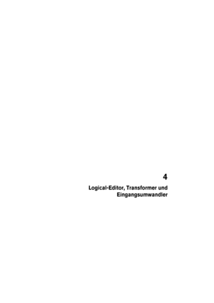 Page 1194
Logical-Editor, Transformer und
Eingangsumwandler 