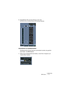 Page 27CUBASE SX/SLMIDI-Geräte 1 – 27
4.Doppelklicken Sie auf einen Eintrag in der Liste.
Die Ansicht wird im erweiterten Bereich des Kanalzugs angezeigt.
Automatisieren von Geräteparametern
Geräteparameter können genauso automatisiert werden wie gewöhn-
liche Audio- und MIDI-Spuren:
1.Öffnen Sie das Bedienfeld des Geräts, in dem Sie im Inspector auf 
»Gerät öffnen« klicken.   