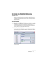 Page 29CUBASE SX/SLMIDI-Geräte 1 – 29
Die Fenster des Bedienfeld-Editors (nur 
Cubase SX)
Zur Bearbeitung von Bedienfeldern stehen Ihnen zwei Fenster zur 
Verfügung, das Gerät-Fenster und das Fenster »Bedienfeld bearbei-
ten«. Im folgenden Abschnitt werden diese Fenster und ihre Verwen-
dung beschrieben.
Das Gerät-Fenster
1.Wählen Sie in der MIDI-Geräte-Verwaltung aus der Liste der installier-
ten Geräte ein Gerät aus und klicken Sie auf »Gerät öffnen«.
Das Gerät-Fenster wird geöffnet. Links wird die...